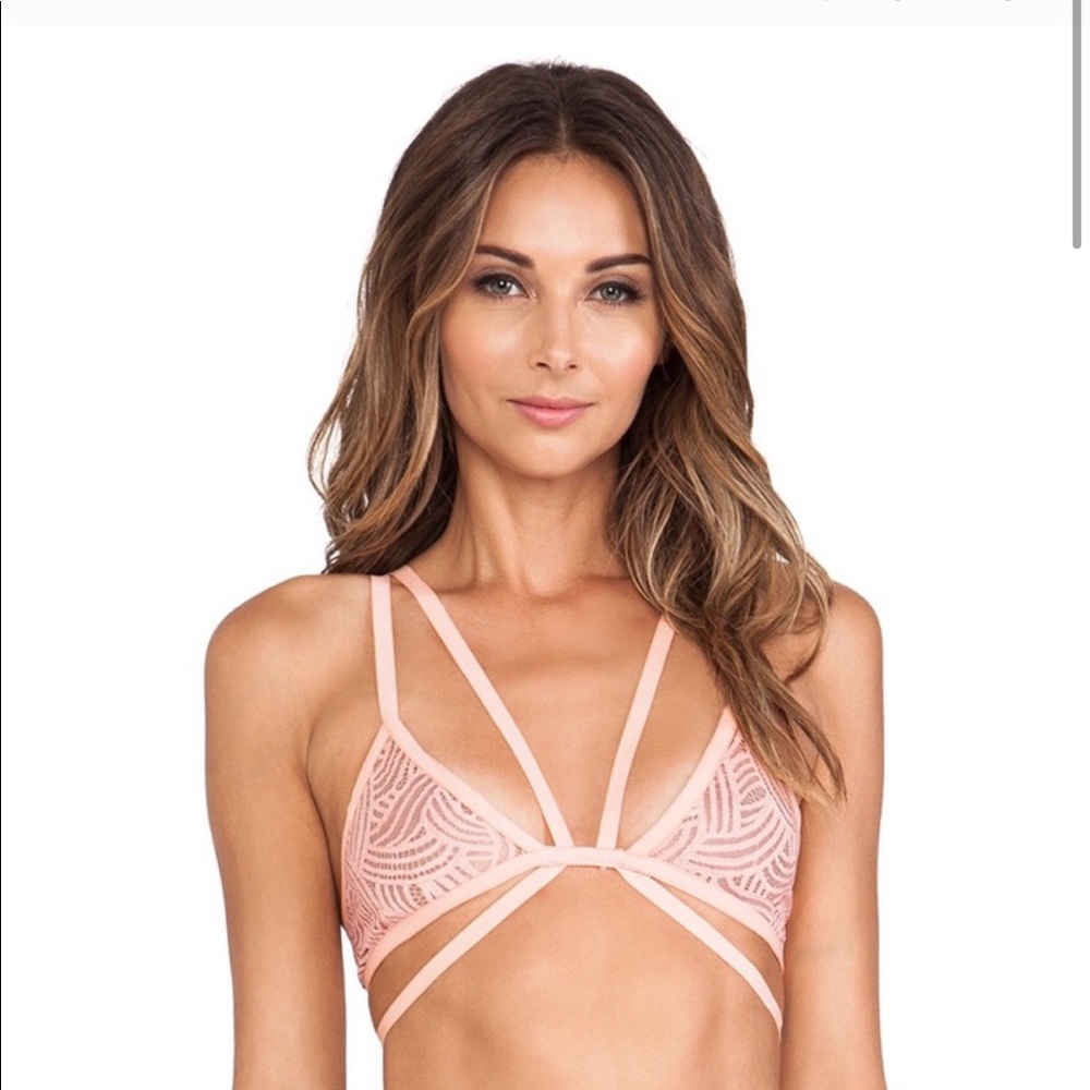 For Love & Lemons Skivvies Love Me Knot bralette